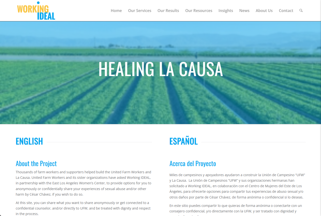 Healing La Causa — comunidad y sanación